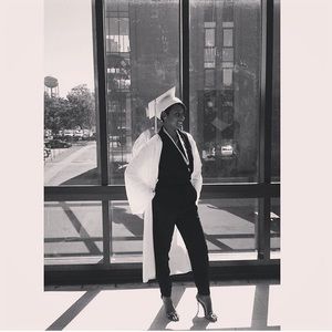 🆕  A black jumpsuit with a belt